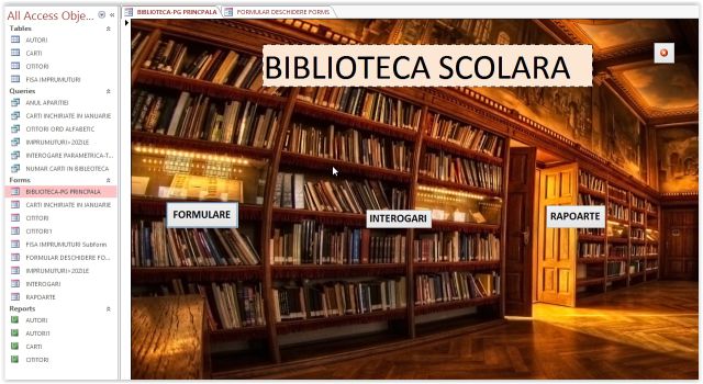 Atestat Access Biblioteca