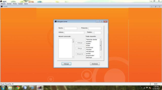 Atestat FoxPro Agentie De Somaj