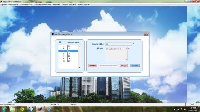 Atestat FoxPro Asociatie De Locatari