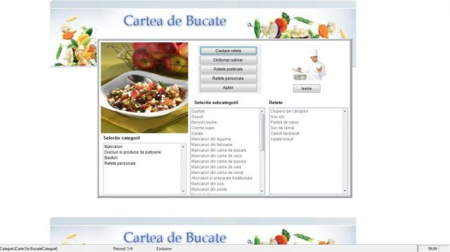 Atestat FoxPro Carte De Bucate