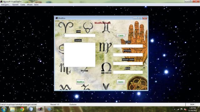 Atestat Informatica Evidenta Zodii