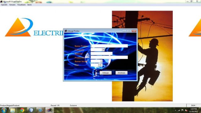 Atestat FoxPro Magazin De Instalatii Electrice