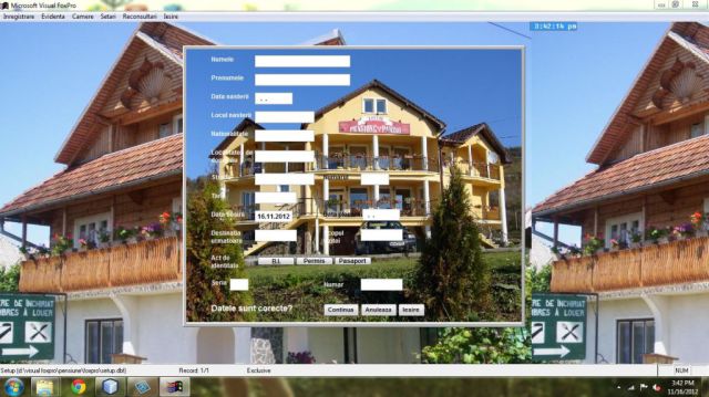 Atestat FoxPro Gestiune Pensiune