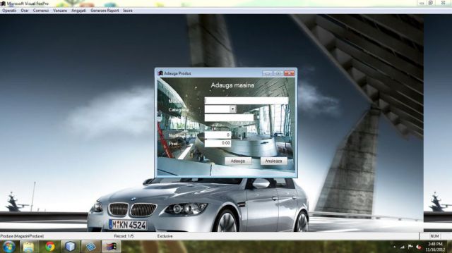 Atestat Informatica Showroom Bmw
