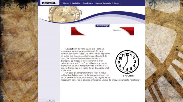Atestat HTML Ceasurile