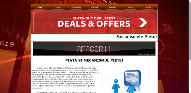 Atestat HTML Mecanismele Pietei