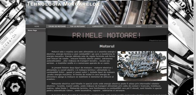 Atestat HTML Tehnologia Motoarelor