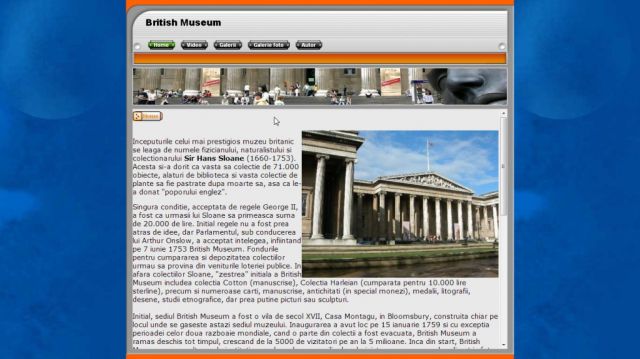 Atestat HTML British Museum