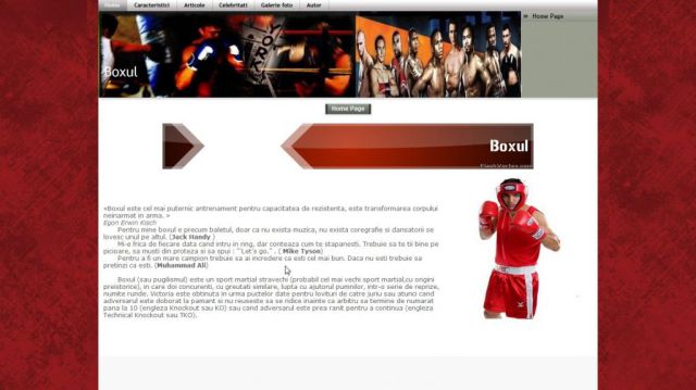 Atestat HTML Boxul