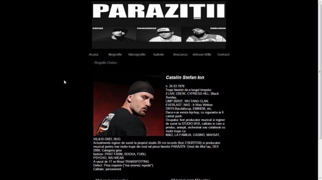 Atestat HTML Trupa Parazitii