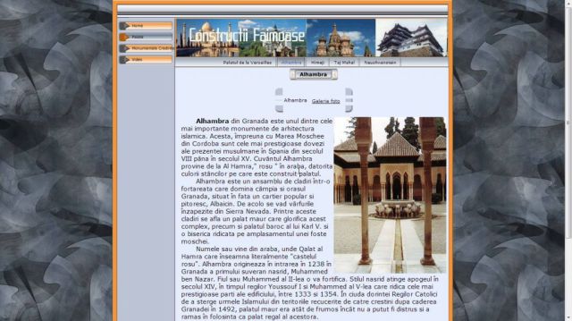 Atestat HTML Constructii Faimoase