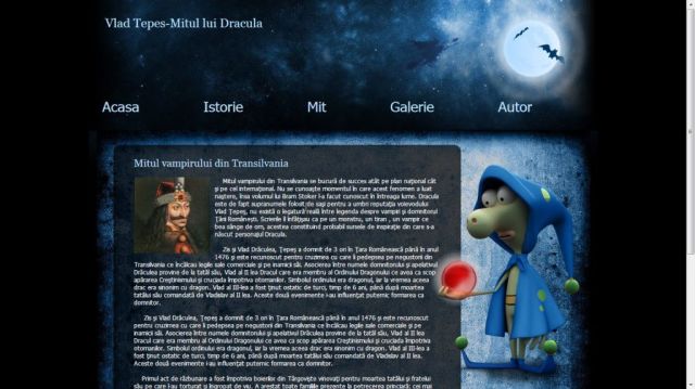Atestat HTML Dracula