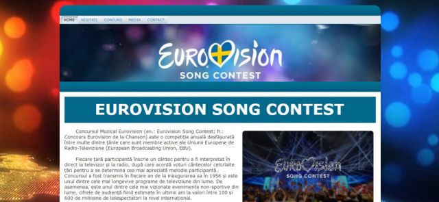 Atestat HTML Eurovision