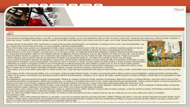 Atestat HTML Filmul