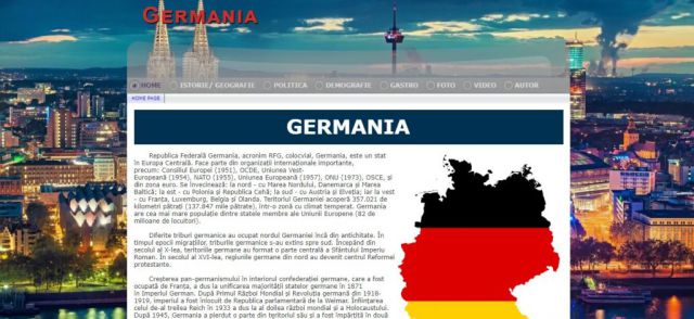 Atestat HTML Germania