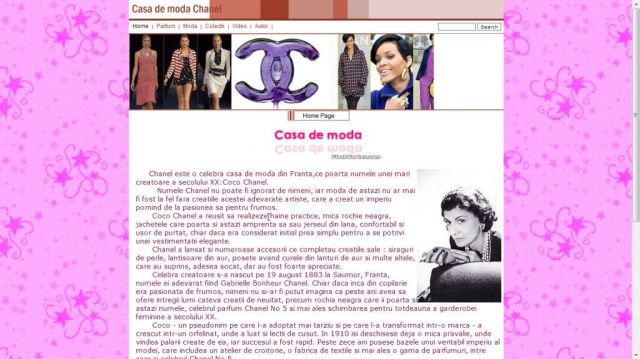 Atestat HTML Chanel