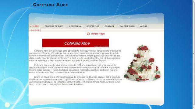 Atestat HTML Cofetarie