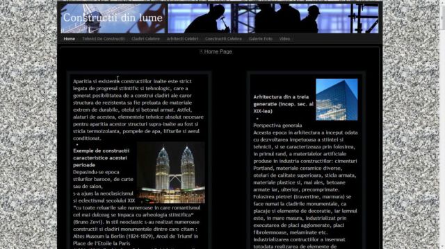 Atestat HTML Tehnici De Constructie