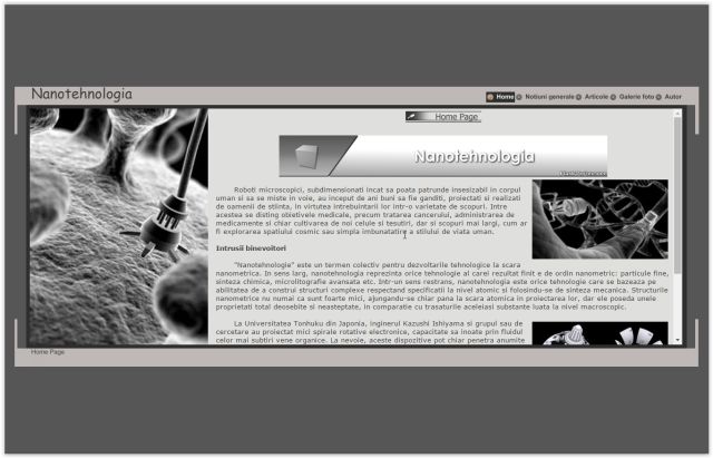 Atestat HTML Nanotehnologia