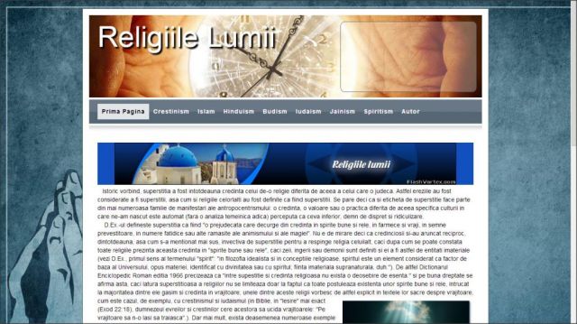 Atestat HTML Religiile Lumii