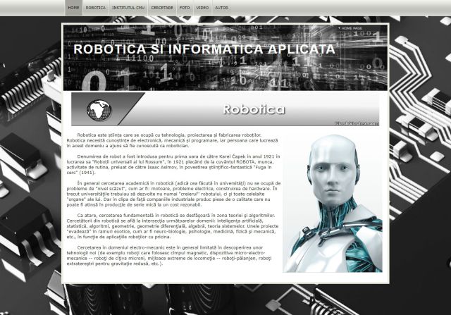 Atestat HTML Robotica Si Informatica Aplicata