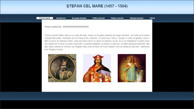 Atestat HTML Stefan Cel Mare