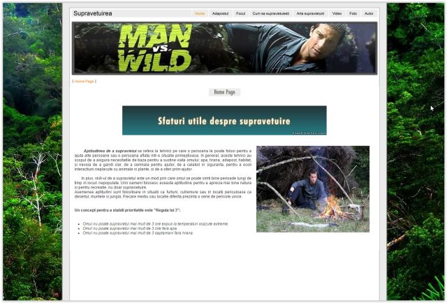Atestat HTML Supravietuirea