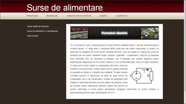 Atestat Informatica Surse De Alimentare