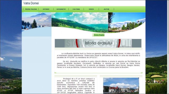 Atestat HTML Vatra Dornei