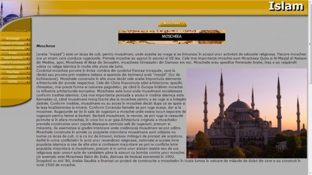 Atestat HTML Islamismul