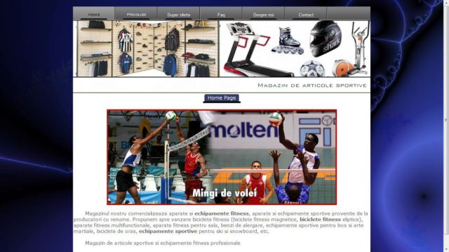 Atestat HTML Magazin De Articole Sportive