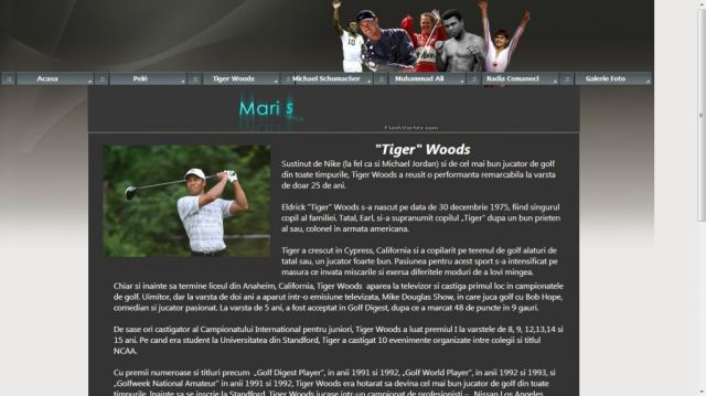 Atestat HTML Mari Sportivi