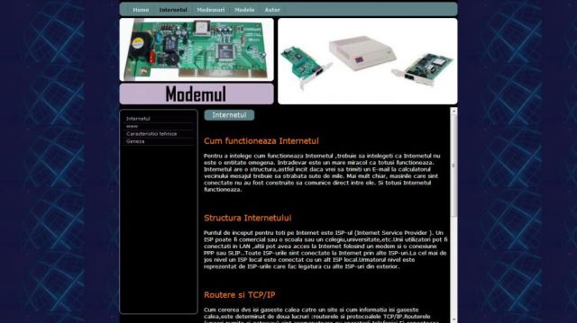 Atestat HTML Modemul
