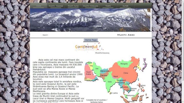 Atestat HTML Muntii Asiei