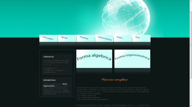 Atestat HTML Numere Complexe