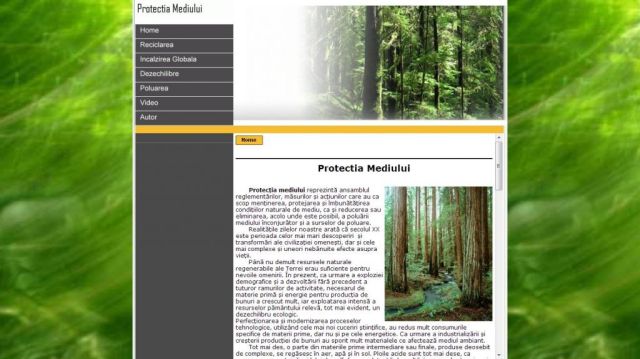 Atestat HTML Protectia Mediului