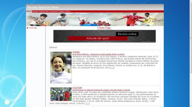 Atestat HTML Revista Sportiva Online