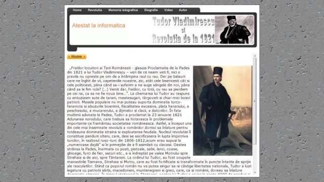 Atestat HTML Tudor Vladimirescu Si Revolutia De La 1821