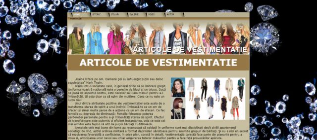 Atestat HTML Articole Vestimentare