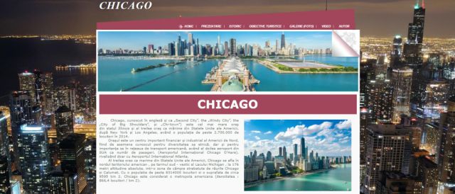 Atestat HTML Chicago