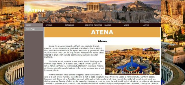 Atestat HTML Atena