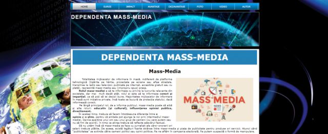 Atestat HTML Dependenta Mass Media