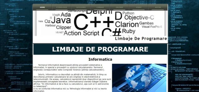 Atestat HTML Limbaje De Programare