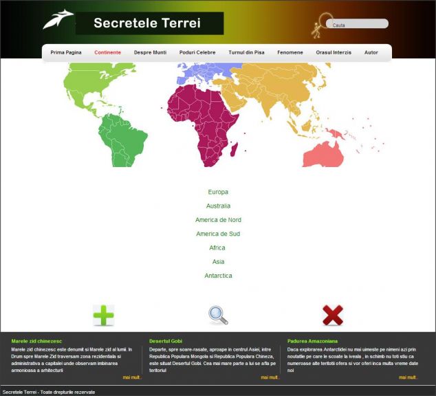 Atestat PHP & MySQL Secretele Terrei