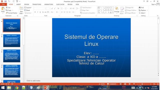 Atestat Tehnică de calcul Linux