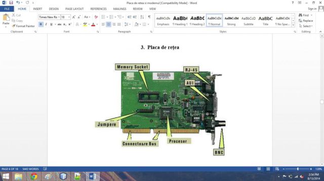 Atestat Tehnică de calcul Modemul Si Placa De Retea