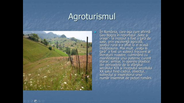 Atestat turism Agroturismul In Romania