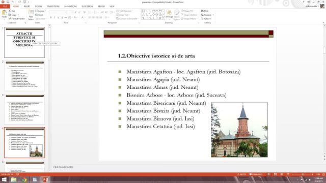 Atestat Turism Atractii Turistice Si Obiceiuri In Moldova